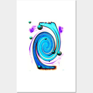 Abstract Stream Posters and Art
